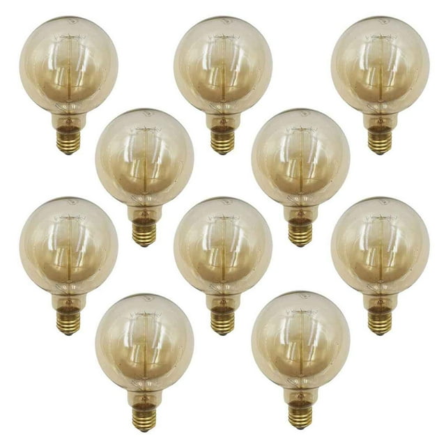Foco Vintage Adir 2958 40W Luz Cálida Incandescente 10 pzs