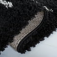 thumbnail image 6 of SAFAVIEH Venus Anuki Striped Shag Area Rug, 5'3" x 7'6", Black/Ivory, 6 of 9