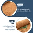 thumbnail image 5 of DERONA Turtle Tank Accessories,Natural Coconut Palm Crested Gecko Tank Accessories,Aquarium Water-Permeable Filter Pad Leopard Gecko Tank Accessories,for Tortoise Climbing Pet Boxes,39.4×23.6in, 5 of 7