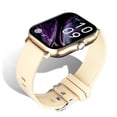 thumbnail image 2 of Hombres Reloj inteligente Digital Bluetooth compatible Llamada Pantalla táctil Reloj de pulsera Fitness Ritmo cardíaco Reproductor de música Smartwatch Electrónica Correa de silicona dorada Inevent EL005787-06B, 2 of 6