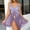 Purple, variant on uublik Sleep Wear Set For Women Valentine's Day Bodysuit V Neck Nightgown Nightwear Sleepwear Pink