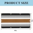 thumbnail image 6 of Modern Brown Black Fluorescent Light Covers for Ceiling Lights 4x2 feet,1 Pack Magnetic Light Filters for Classroom,Boho Contemporary Geometric Striped Fluorescent Light Shade Panel for Office, 6 of 9