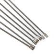 thumbnail image 2 of Cable de llavero de alambre (10 piezas) Bucles de alambre de acero inoxidable grueso con cierre de tornillo seguro para colgar etiquetas de equipaje, 2 of 5