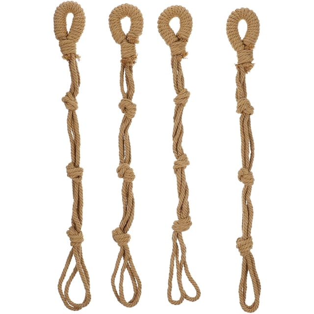 4pcs Plant Hangers Extender Cotton Rope Flower Pot Plant Basket Hanging Holders Extender