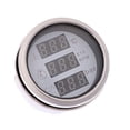 thumbnail image 4 of Car Boat Digital Tachometer Water Temperature Meter Oil Pressure Gauge 52mm 3 In 1 Multi-Function Gauge With NPT-1/8 Sensors ,Wide Applicability, 4 of 7