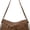 Brown, variant on Retro Chic Motorcycle Underarm Purse, PU Crescent Crossbody Bag Shoulder Bag for Women Daily Use Special Occasion