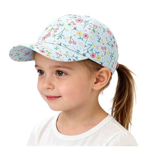 PEASKJP Toddler Ballcap Kids Distresed-Washed Baseball Hat Infant Toddler Baby Boy Girl Hats Distresed,Size 2-6 Years
