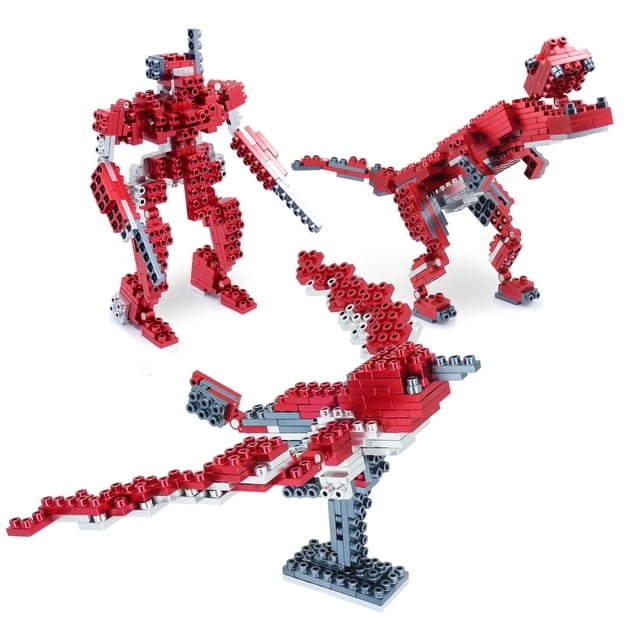 Bloques de construcción METOMICS 3 en 1 de metal, set de 290 piezas