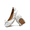 Silver, variant on Women Ballet Flats Elastic Round Toe Bow Foldable Dance Shoes Comfort Casual