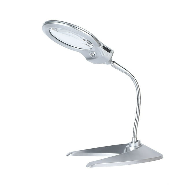 Magnifier Magnifying Crafts Desk Lamp With 2 LED Lights