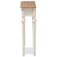 thumbnail image 5 of Baxton Studio French Oak and Distressed White Wash Console Table, 5 of 9