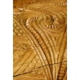 thumbnail image 2 of Kaveney, Wendy 13x18 White Modern Wood Framed Museum Art Print Titled - New Zealand, Rotorua Maori wood carving patterns, 2 of 4
