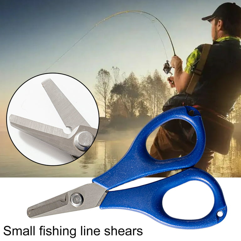 UDIYO Fishing Line Scissors Sturdy Sharp Thickened Take The Hook Stainless  Steel Multi-function Braided Line Cutter for Outdoor Fishing
