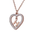 thumbnail image 2 of Collar de Mujer Corazón con Inciales LuckyLy, Modelo Adina rosa UNITALLA, 2 of 7
