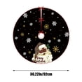 thumbnail image 3 of Ganfancp Nueva Falda Del Árbol de Navidad Elementos Clásicos de Navidad Decoración Del Árbol de Navidad Falda Del Árbol de Navidad Decoración de Fondo Delantal de Regalo Ofertas Flash 1X Vestido de Á, 3 of 6
