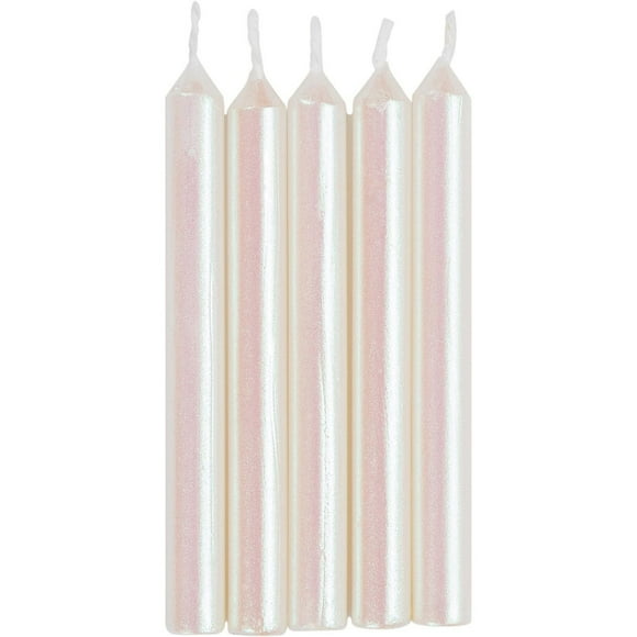 Birthday Candle 12ct Iridescent Color, 12 ct Iridescent Birthday Candles