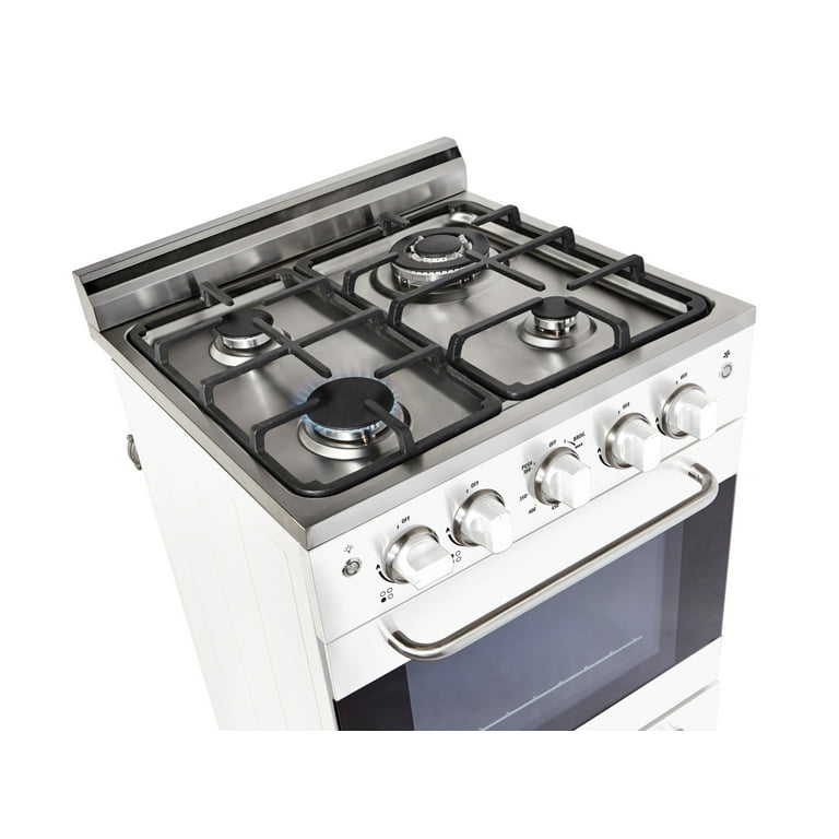 Unique Appliances Prestige 20 in. 1.6 Cu. ft. Electric Range with Convection Oven in Stainless Steel, Silver