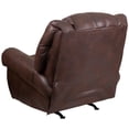 thumbnail image 3 of Breathable Padre Espresso Fabric Accent Nail Rocker Recliner, 3 of 5