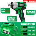 thumbnail image 3 of Llave De Impacto Inalámbrico 3.0ah Kit con 2 baterías Verde, 3 of 5