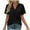 Black, variant on Women's Tops, Womens Tops Summer Short Sleeve V Neck Blouses Business Casual Loose Fit Tshirts Trendy Fashion Outfits