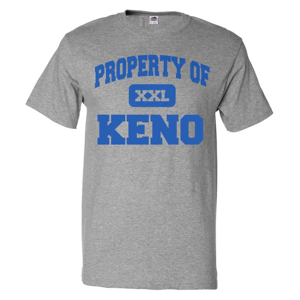 ShirtScope Property of Keno T shirt Funny Tee Gift