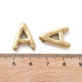 thumbnail image 3 of 10pcs 304 Stainless Steel Pendants Real 14K golden Plated Ion Plating(IP) Balloon Letter Charm Letter A 19.5x14.5x4.5mm Hole: 2mm, 3 of 3