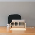thumbnail image 4 of Craft Ribbon Organizer Ribbon Storage Holder Wood Rack Ribbon Spool Storage Tool, 4 of 10