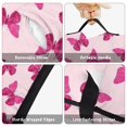 thumbnail image 6 of Butterfly and Glitter Pink Pattern Teens Toddler Nap Mat with Pillow, Sleeping Mat Bag for Preschool Daycare 51"x22", 6 of 6