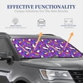thumbnail image 3 of KLL Rainbow Lgbt Penguin Windshield Sun Shade 2-Piece Foldable Car Front Window Sunshade for Most Sedans SUV Truck- Small, 3 of 5