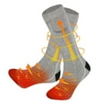 thumbnail image 4 of COMOPIO Heated Socks for Men Women 4000mAh Rechargeable Electric Heating Socks Warm Winter Thermal Socks Electric Battery Socks Foot Warmer(3 Heating Settings), 4 of 9