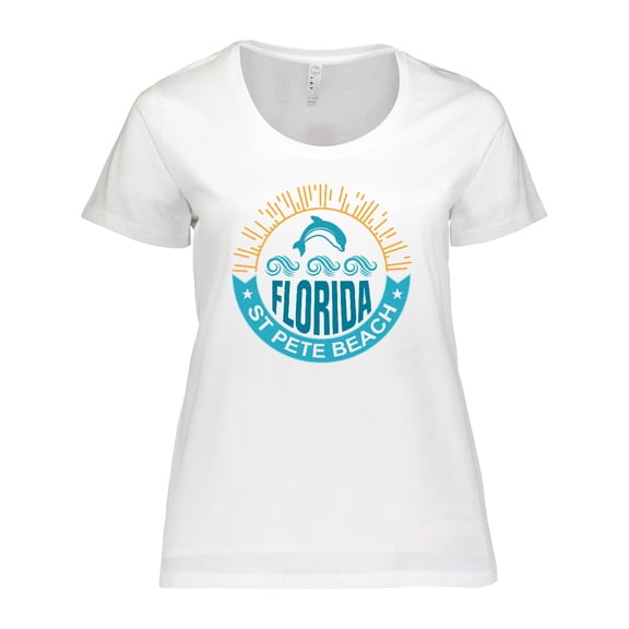 Inktastic St Pete Beach Florida Trip Women's Plus Size T-Shirt