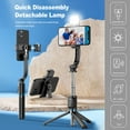 thumbnail image 2 of Riwcyla 107cm/42in Multi,function Selfie Stick Desktop Tripod 7 Sections Rotatable with Removable Phone Clip Detachable Beauty Fill Light & Remote Control Compatible with Android 4.4/ iOS 5.1 System, 2 of 6