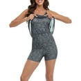 thumbnail image 5 of HDE Women Workout Dress Built in Shorts Sleeveless Athletic Sport Dress Dark Paisley XL, 5 of 6