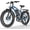 HBM8 Blue, variant on 5000W Dual Motor Electric Bike for Adults, 45MPH eBike, 52V 25Ah 100Miles, 26" Fat Tires Dirt Bicycle, Hydraulic Brakes & Front Suspension UL 2849