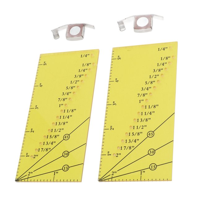 Seam Allowance Ruler, Convenient Practical Seam Guide Ruler Transparent Acrylic for Clothes for Hats