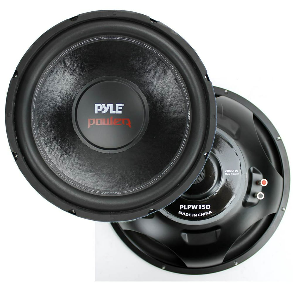 Pyle PLPW15D 15" 2000 Watt 4Ohm DVC Power Car Audio Subwoofer Sub