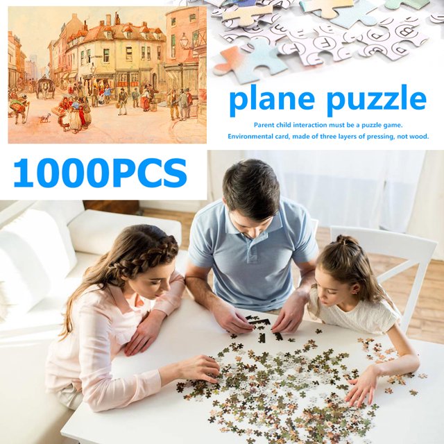 Cuadros Decorativos 1000 piezas DIY rompecabezas pintura al óleo ciudad calle rompecabezas montaje imágenes artísticas Ndcxsfigh Nuevos Originales