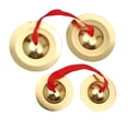 thumbnail image 4 of 1 Pair Cymbals Children Toys Hand Cymbals Copper Hand Finger Cymbals Gong Percussion Musical Instruments, 4 of 6