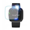 thumbnail image 2 of 3pcs Clear Film Tempered Glass Screen Protector For Fitbit Versa 2 Smart Watch, 2 of 3