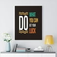 thumbnail image 2 of Inspirational Wall Art Do What You Can Wall Art Motivation Wall Decor for Home Office Gym Inspiring Success Quote Print Ready to Hang Unframed, 2 of 16