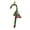 GREEN, variant on Morawski 6.25In Christmas Tree Candycane, Glass, Ornament 10488.19026 Green