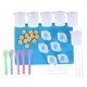thumbnail image 4 of Tazas de de Silicona Reutilizables Lavables 100 Ml Tazas de Medición para Joyería de Resina Epoxi Líquida Que Fabrica Herramientas de Pegamento 36Piezas Macarena Vasos de resina para mezclar, 4 of 8