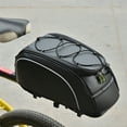 thumbnail image 3 of Bike Trunk Bag 7L Bicycle Bag Water Resistant Bike Rack Bag with Waterproof Rain Cover, 3 of 7
