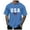 Blue, variant on 250 Anniversary Shirts Men's United States of America 1776-2026 Tops : 4th of July T-Shirts Patriotic USA Short Sleeve Tees Tops(White,M)