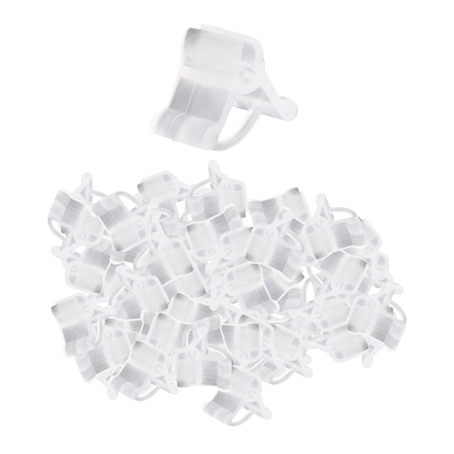 100 piezas de clips de injerto de jardín para vegetales para viverías de plántulas frutas 2.2 mm a 4.5 mm