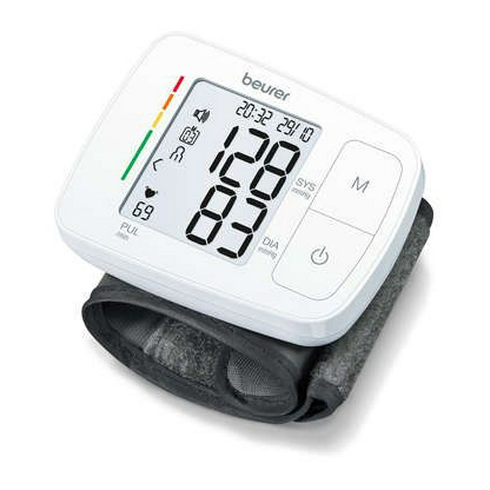 Beurer Talking Wrist Blood Pressure Monitor, Adjustable Cuff, Automatic