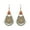 3, variant on 1 Pair Beads Multicolor Shiny Drop Earrings Bohemian Hollow Vintage Hook Earrings Party Jewelry