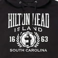 thumbnail image 3 of Instant Message - Hilton Head Island Collegiate - Men's Pullover Hooded Fleece Sweatshirt, 3 of 6