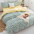 thumbnail image 3 of Duvet Cover King Daisy Flower Print Bedding Sets Vintage Style Floral Comforter, 3 of 9