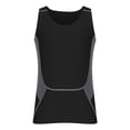 thumbnail image 3 of pstuiky Camisetas interiores de tirantes para hombre, Camiseta ajustada de cuello redondo sin mangas de color liso para hombre Chaleco para hombre xxxl, 3 of 5